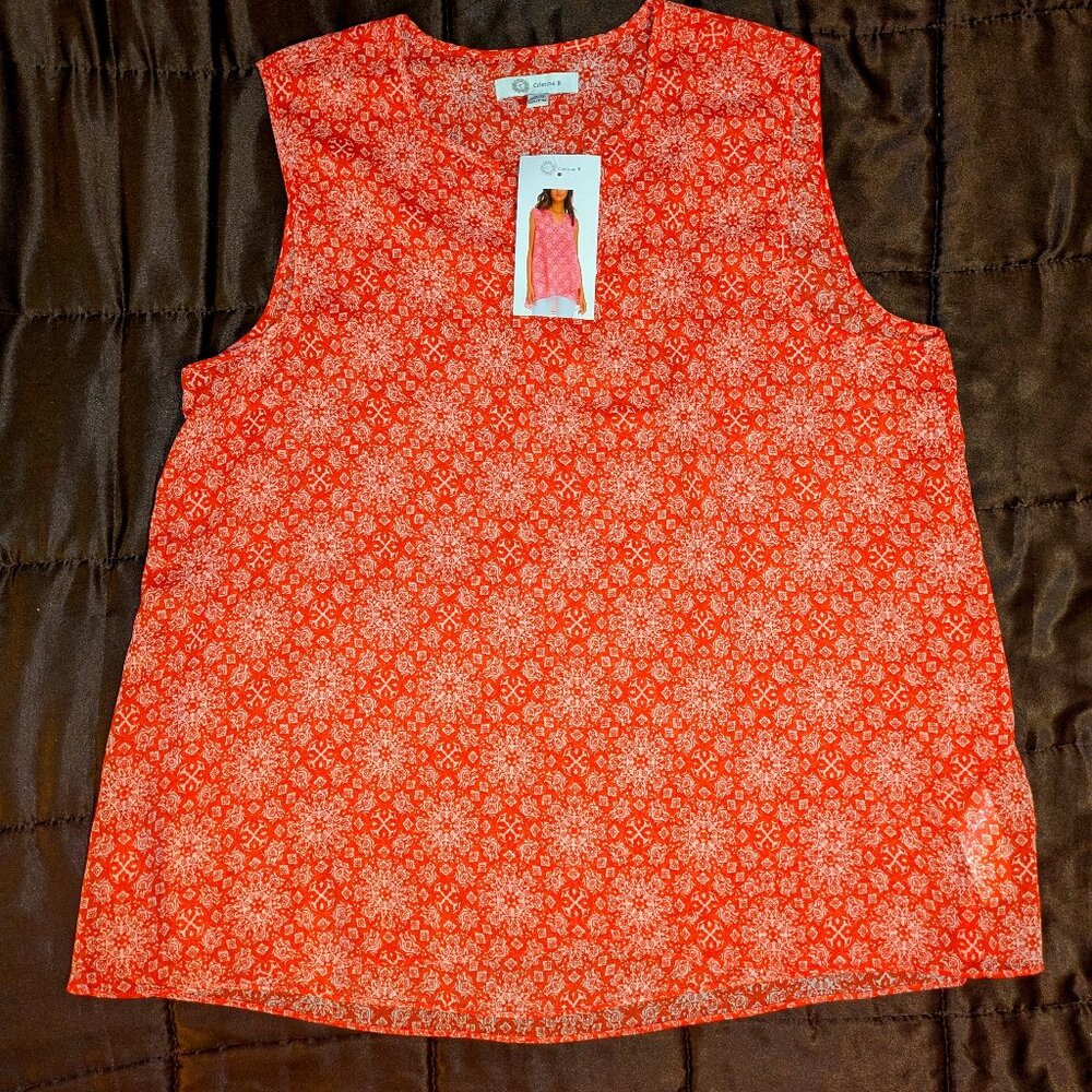 NWT Cristina B Sleeveless Blouse - XXL